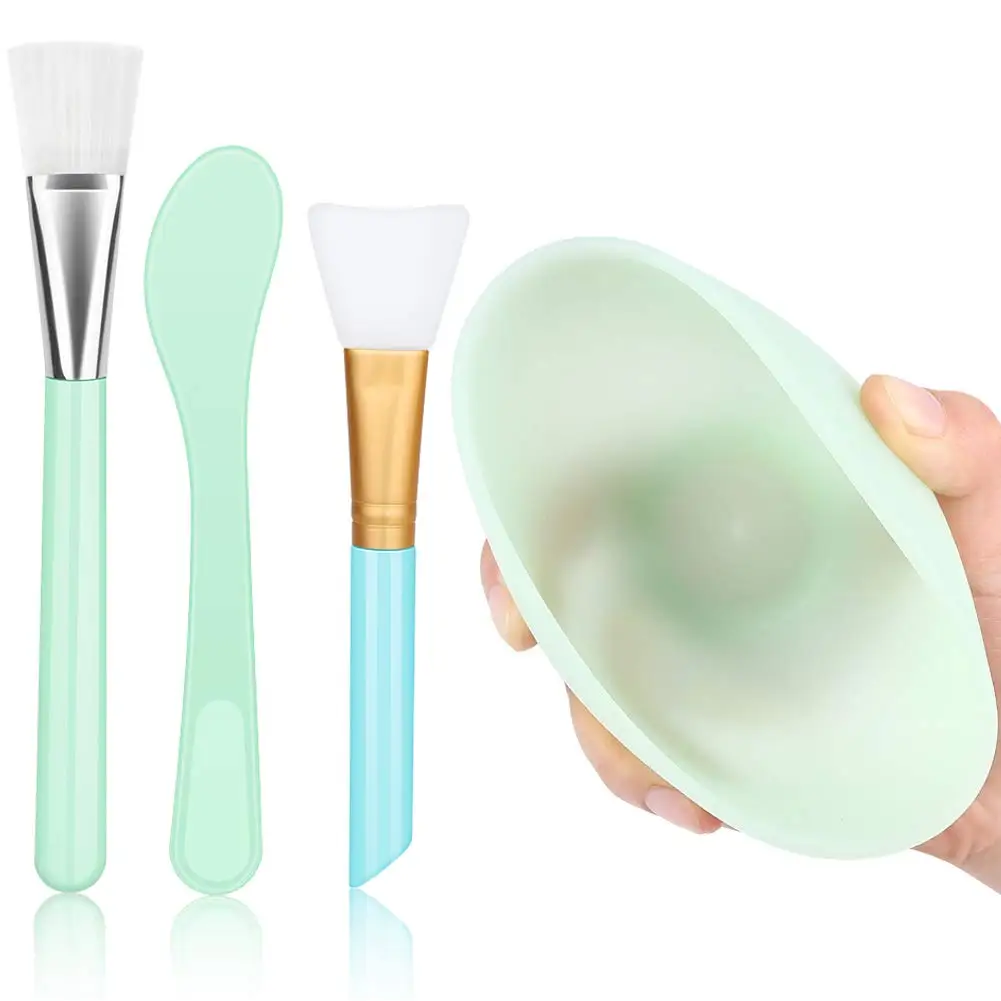 DLSEALS Face mask bowl silicone facial brush mixing bowl mask brush, Light green, accept custom
DLSEALS Face mask bowl silicone facial brush mixing bowl mask brush, Light green, accept custom