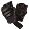 Kick Half Fingers Leather fighting boxing ufc Mens Boxing MMA gloves