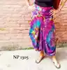 Tie dye funky unique skirt. One of a kind product from Nepal.