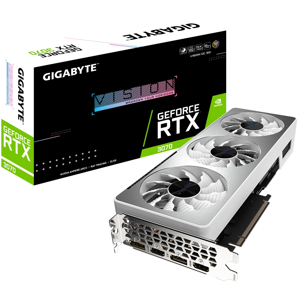 3070 rtx in graphics cards For Gaming Graphics card GeForce RTX 3070 VISION OC 8G (rev. 2.0)
3070 rtx in graphics cards For Gaming Graphics card GeForce RTX 3070 VISION OC 8G (rev. 2.0)