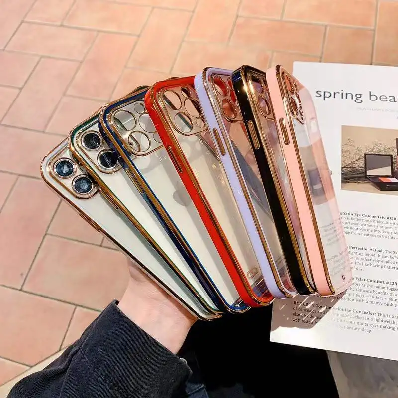 6D Newest Design electroplating tpu two color cell phone case Electroplating Phone Case for iPhone 11 13 Pro Max XR XS
6D Newest Design electroplating tpu two color cell phone case Electroplating Phone Case for iPhone 11 13 Pro Max XR XS