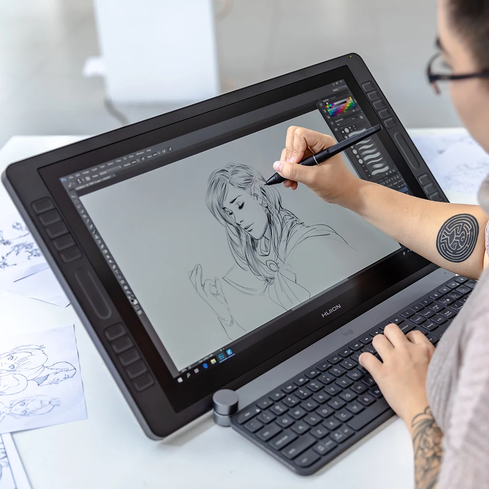 2020 Huion Studio 22 full lamination tilt function animation cartoon illustration artist all-in-one graphic pen display computer 
2020 Huion Studio 22 full lamination tilt function animation cartoon illustration artist all-in-one graphic pen display computer