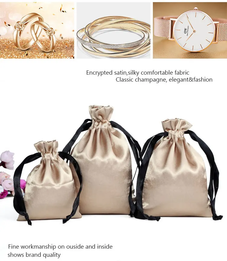 wholesale custom factory custom packaging hair extension satin