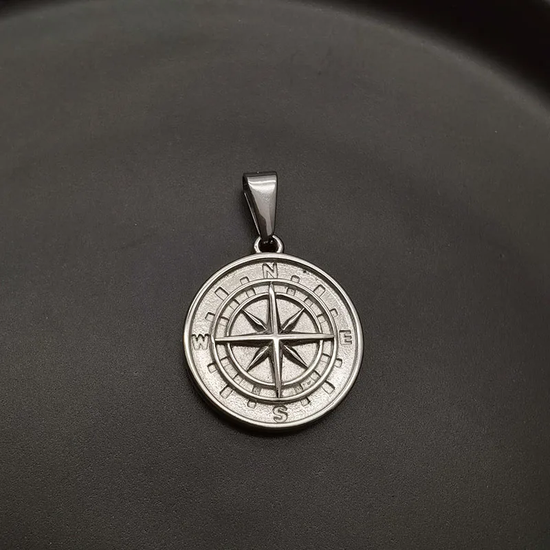 Wholesale Hip Hop Compass Charm Jewelry Stainless Steel Personalized Handmade North Star Compass Custom Silver Gold Pendant, Silver , gold plated, rose gold
Wholesale Hip Hop Compass Charm Jewelry Stainless Steel Personalized Handmade North Star Compass Custom Silver Gold Pendant, Silver , gold plated, rose gold
