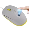 New innovation Customs logo finger print LED wired mouse