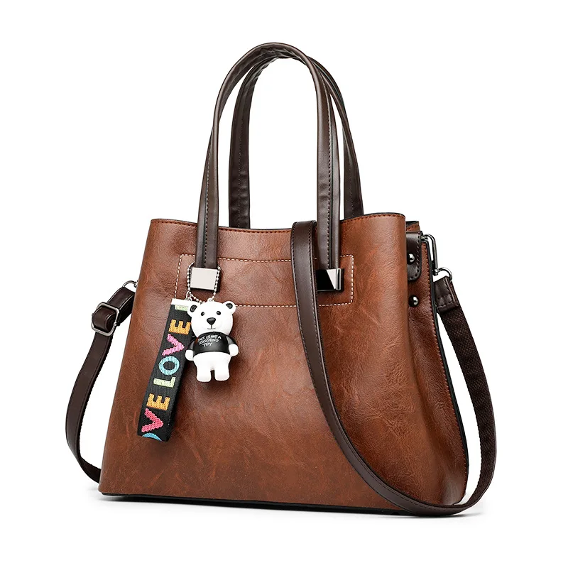 2021 New Bear Female Bag Fashion Shoulder Bag Korean Casual Portable Messenger Ladies Bag Wholesale
2021 New Bear Female Bag Fashion Shoulder Bag Korean Casual Portable Messenger Ladies Bag Wholesale
