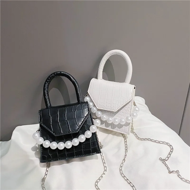 IDS Mini bag 2021 new trendy trend messenger chain bag single shoulder small square bag pearl lady handbag, 4 colors
IDS Mini bag 2021 new trendy trend messenger chain bag single shoulder small square bag pearl lady handbag, 4 colors
