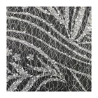 Wholesale elegant bridal evening dress glitter lace fabric