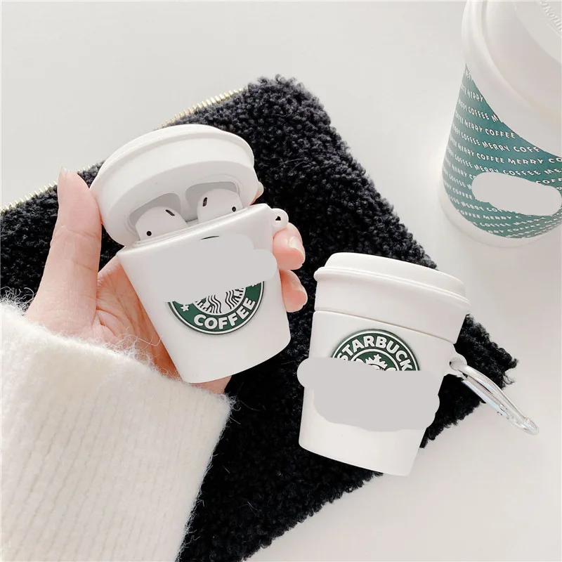 Case For Airpods pro 1 2 Fashion Cool 3D coffee cup Creative silicon Headset Case, White
Case For Airpods pro 1 2 Fashion Cool 3D coffee cup Creative silicon Headset Case, White