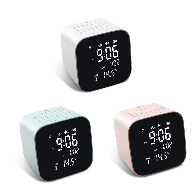 Home Decor Digital Aromatherapy Alarm Clock Temperature Essential Oils Diffuse Slumber Scents Desk Clock Table Clock, Customized color
Home Decor Digital Aromatherapy Alarm Clock Temperature Essential Oils Diffuse Slumber Scents Desk Clock Table Clock, Customized color