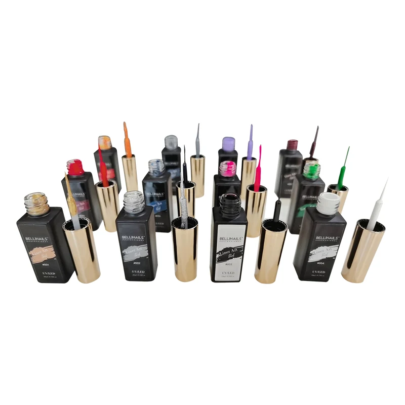 Wholesale 50 kit MOQ private label LED/UV gel liner nail art paint Nail Gel Liner art gel 24 Colors Set
Wholesale 50 kit MOQ private label LED/UV gel liner nail art paint Nail Gel Liner art gel 24 Colors Set
