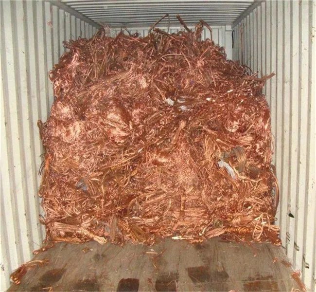De alta calidad de cobre chatarra de alambre de cobre Alambre de chatarra 99.95% MILL BERRY precio de cobre
