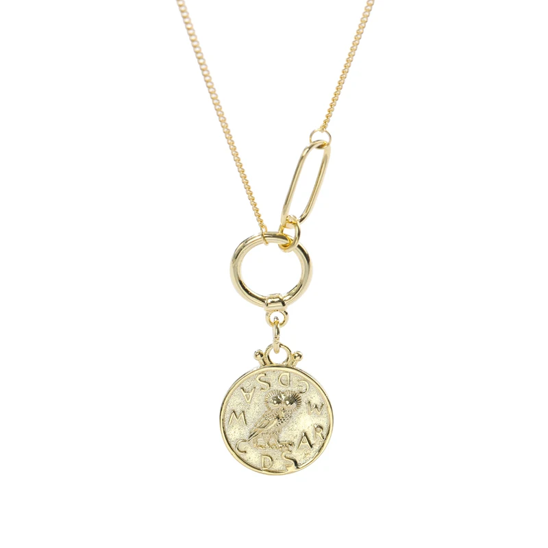 Hot arrival custom 18K gold plated fashion personalized multiple pendant 925 sterling silver coin necklace
Hot arrival custom 18K gold plated fashion personalized multiple pendant 925 sterling silver coin necklace