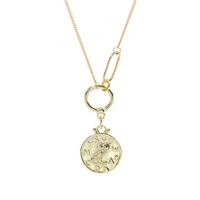 Hot arrival custom 18K gold plated fashion personalized multiple pendant 925 sterling silver coin necklace
Hot arrival custom 18K gold plated fashion personalized multiple pendant 925 sterling silver coin necklace