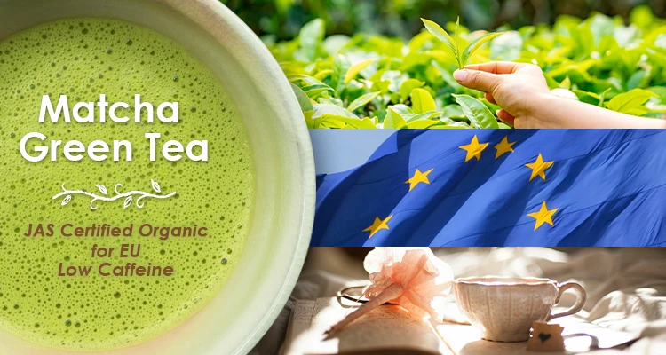 matcha low caffeine for eu jas certified organic matcha tea