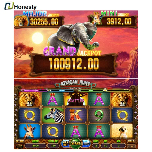 African Hunt Dual screen Link slot game board Casino slot machine coin game board
African Hunt Dual screen Link slot game board Casino slot machine coin game board
