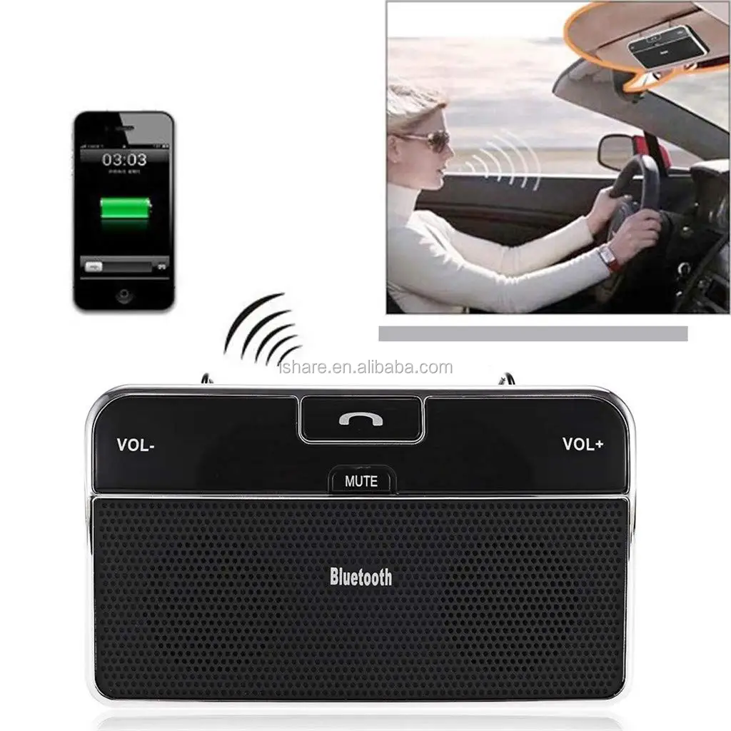 New LD-168 Hands Free Vehicle Mounted Bluetooth Speaker With Multiuse - ANKUX.COM