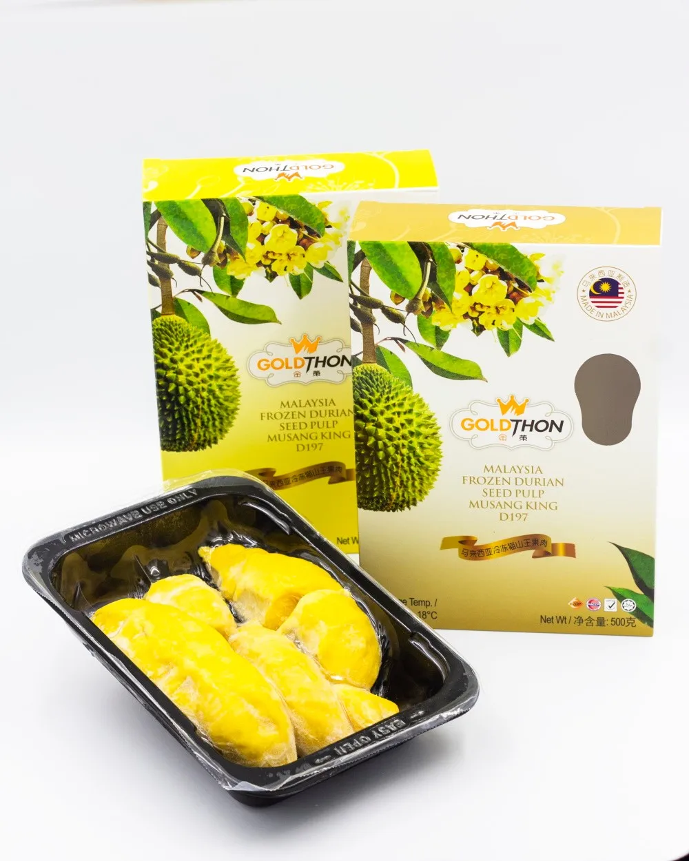 d197 frozen durian fruit product pulp