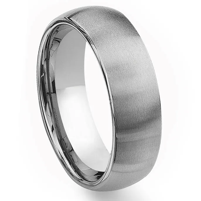 High Quality Matte Tungsten Carbide Jewelry Ring