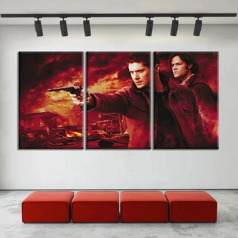 3 Pieces Thriller TV Drama Supernatural Oil Painting Canvas Room Decor Girl Bedroom Decoration Moive Star Posters, Multiple colours
3 Pieces Thriller TV Drama Supernatural Oil Painting Canvas Room Decor Girl Bedroom Decoration Moive Star Posters, Multiple colours