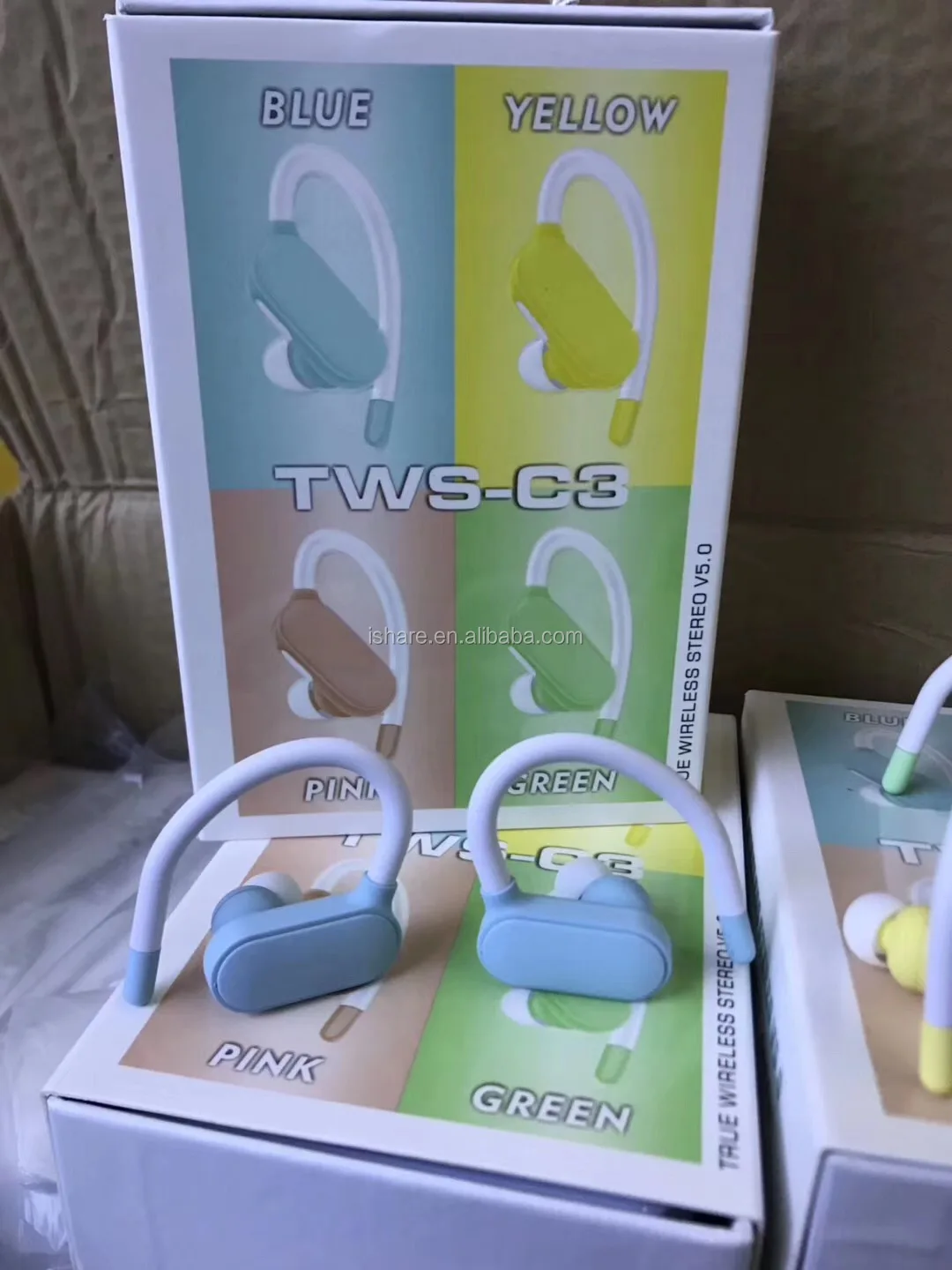 Macaron Colorful Sports C3 Wireless Tws Earphone For Mobile Phones - ANKUX.COM
