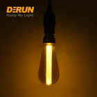 ユニークな 3 ワットクリアアンバーグレー色 ST64 形状フィラメント led 誘導ランプ電球ギャラリーホールホテル、 DEC-LGB