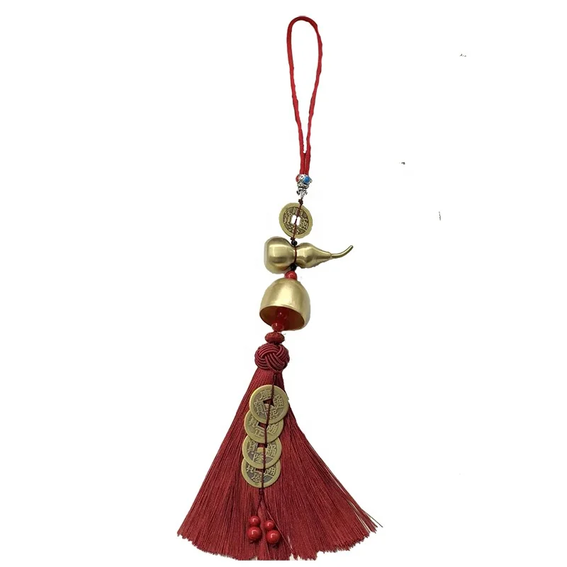 Copper gourd wind chimes ornaments copper bells pendant creative gifts company housewares, Natural color
Copper gourd wind chimes ornaments copper bells pendant creative gifts company housewares, Natural color