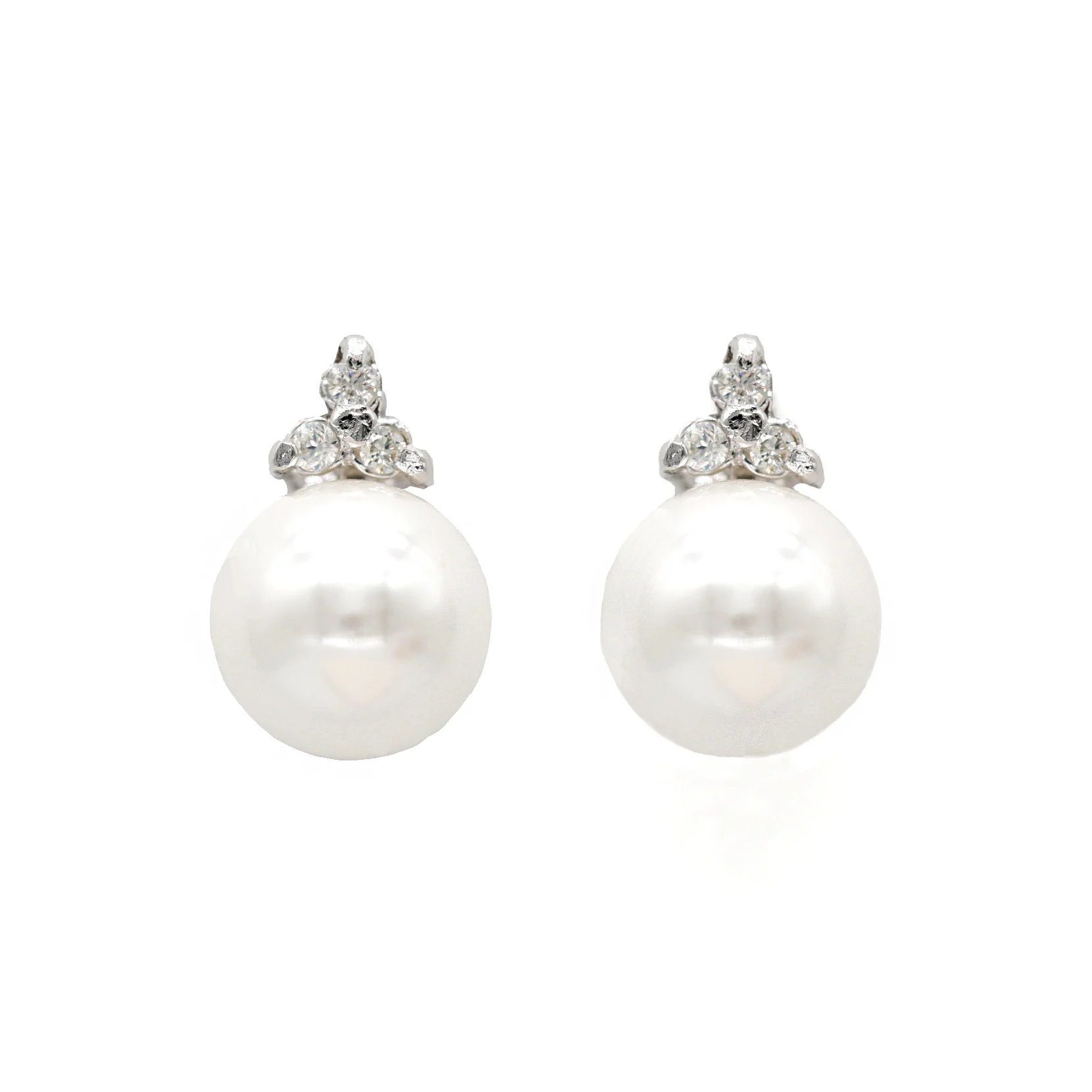 Jewelry Factory Wholesale 2021 new Design 925 Sterling Silver pearl stud earrings with white diamond earring
Jewelry Factory Wholesale 2021 new Design 925 Sterling Silver pearl stud earrings with white diamond earring