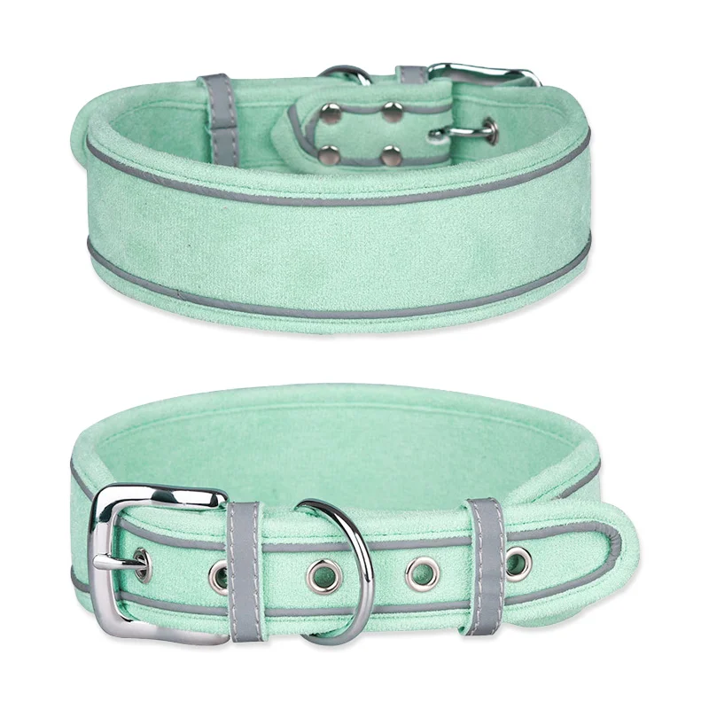 Dog Collar For Medium And Large Dogs Comfortable Adjustable Collars Dog Reflective Suede Collar, 6 colors
Dog Collar For Medium And Large Dogs Comfortable Adjustable Collars Dog Reflective Suede Collar, 6 colors