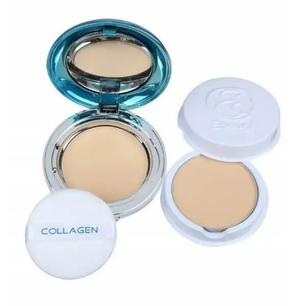 

Korean Beauty Wholesale Enough Marine Collagen Hydro Moisture Two Way Cake Pressed Compact Facial Powder SPF 25 13g Refill 13g