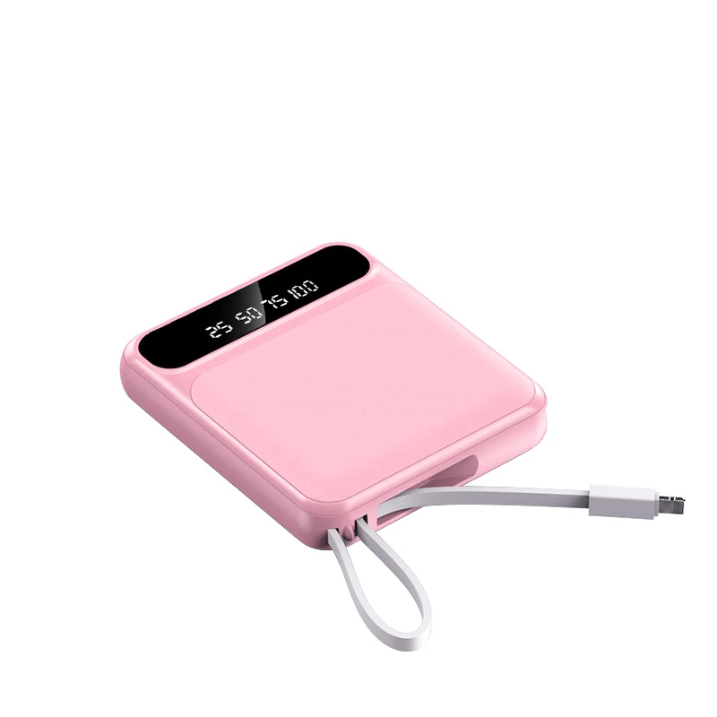 custom logo cute 10000mah portable power banks mobile charger