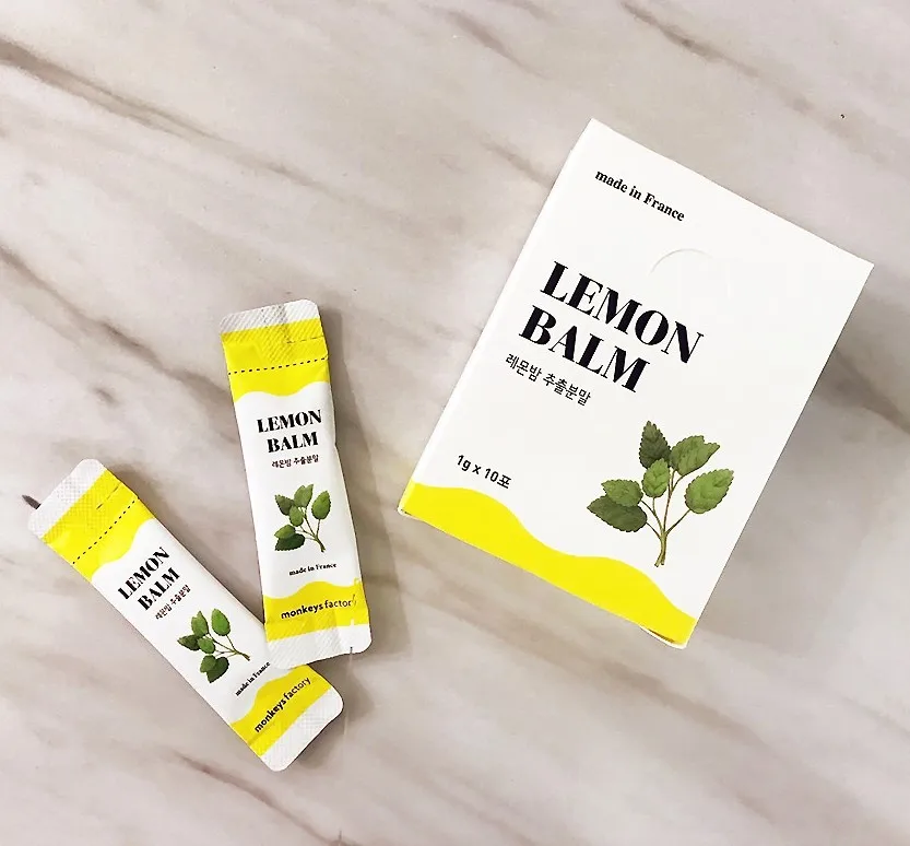 smim lemon balm dry extract_korea lemon tea drink for healthy