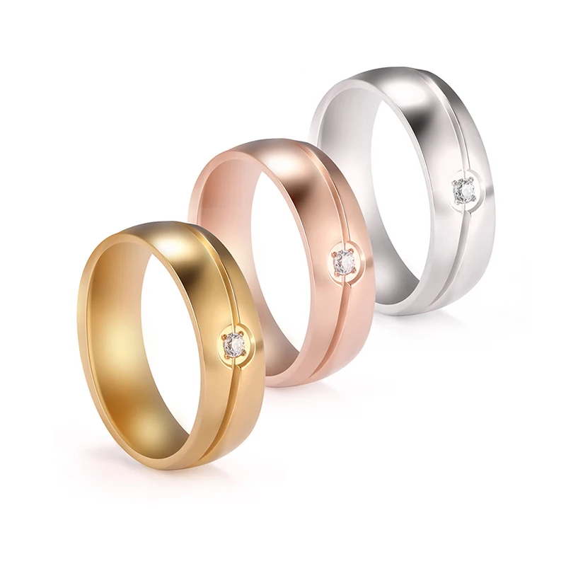 Engrave Custom Fashion Stainless Steel Diamond Rings Wedding Engagement Ring With Crystal
Engrave Custom Fashion Stainless Steel Diamond Rings Wedding Engagement Ring With Crystal