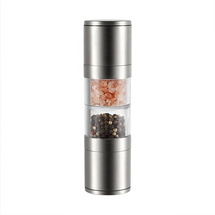 47mlx2 LFGB and High Quality Stainless steel Indian Dual Spice Grinder with Spice and Herb
47mlx2 LFGB and High Quality Stainless steel Indian Dual Spice Grinder with Spice and Herb