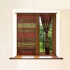 Indian Home Window Decoration Silk Curtain Jacquard Work Designer Multi Color Ethnic Curtains