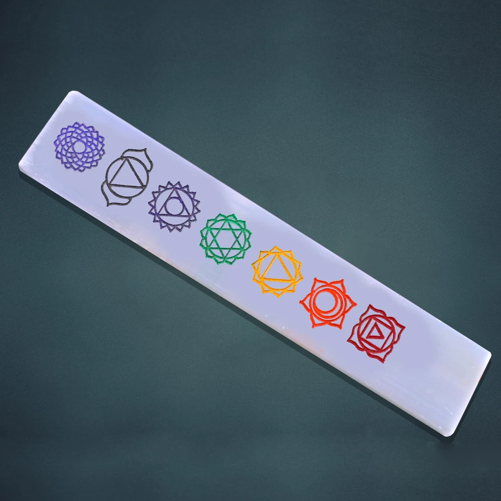 Healing Stone Symbol Engraved Chakra High Quality Crystals Healing