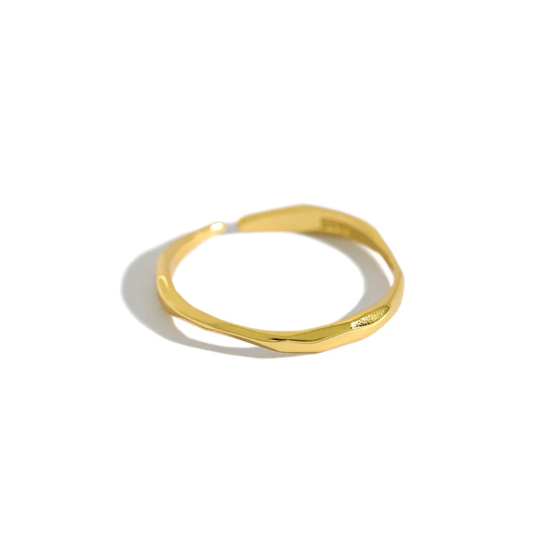 H-R698 Christian Pure Sterling Silver 925 Ins Simple Irregular Wavy Line Female Sterling Silver 925 Ring
H-R698 Christian Pure Sterling Silver 925 Ins Simple Irregular Wavy Line Female Sterling Silver 925 Ring