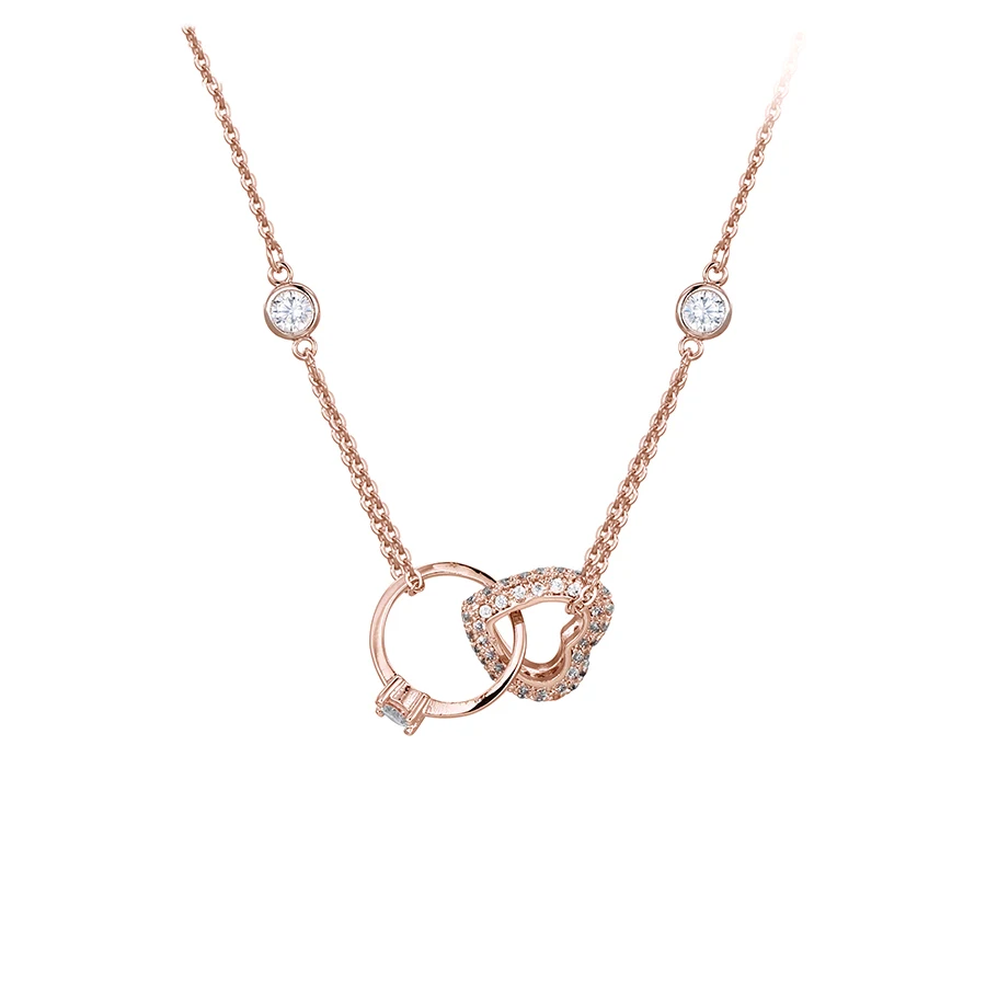 necklace-01003 Xuping new design rose gold collares de mujer ring and heart pendant necklace jewelry
necklace-01003 Xuping new design rose gold collares de mujer ring and heart pendant necklace jewelry
