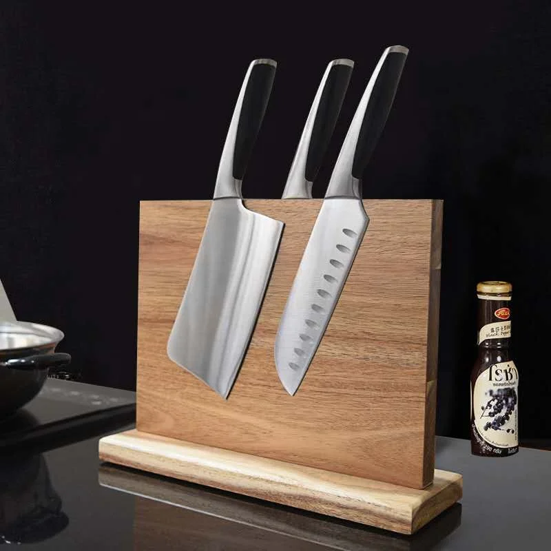 Knife stand Magnetic Knife Block,Double-Sided Knife Holder Magnetic Made Of acacia
Knife stand Magnetic Knife Block,Double-Sided Knife Holder Magnetic Made Of acacia