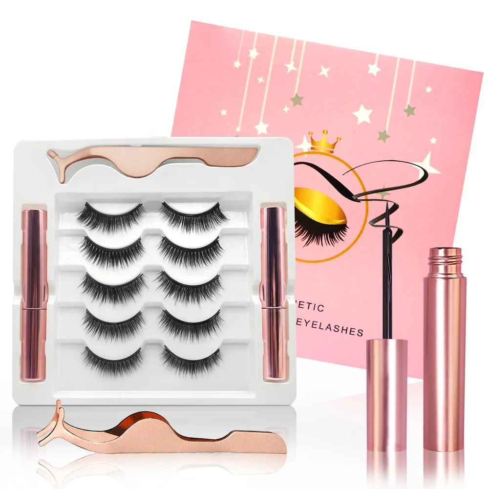 Private label Wholesales Natural Looking 7 Pairs Magnetic Eyelashes with Eyeliner
Private label Wholesales Natural Looking 7 Pairs Magnetic Eyelashes with Eyeliner