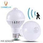 E27 LED Light bulb with Motion Sensor Lamp 3W 5W 7W 9W Smart LED Bulbs 220V Bombillas Ampoule Led for Home Porch Hallway