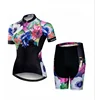 High Standard Sublimation Design Cycling Wear Shirt Short and Bib Shorts For Her