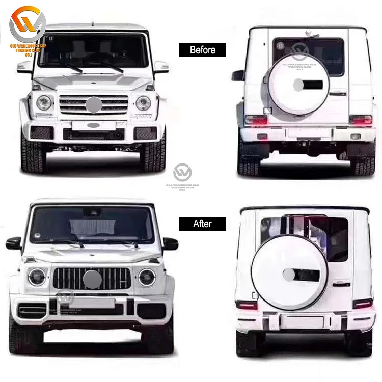 Pp Full Set W Style Wide Car Body Kit Retrofit For G Wagon W