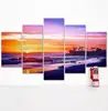 5 pieces China Manufacture Price panoramic landscape canvas prints