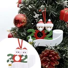 2020 Mini Personalized Resin Christmas Decoration Family Of 4 Felt Christmas Ornaments For Tree
