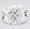 Wholesales CVD Lab Grown Diamonds Oval DEF 1.0 - 3.99 Ct IGI Certified top quality authentic
