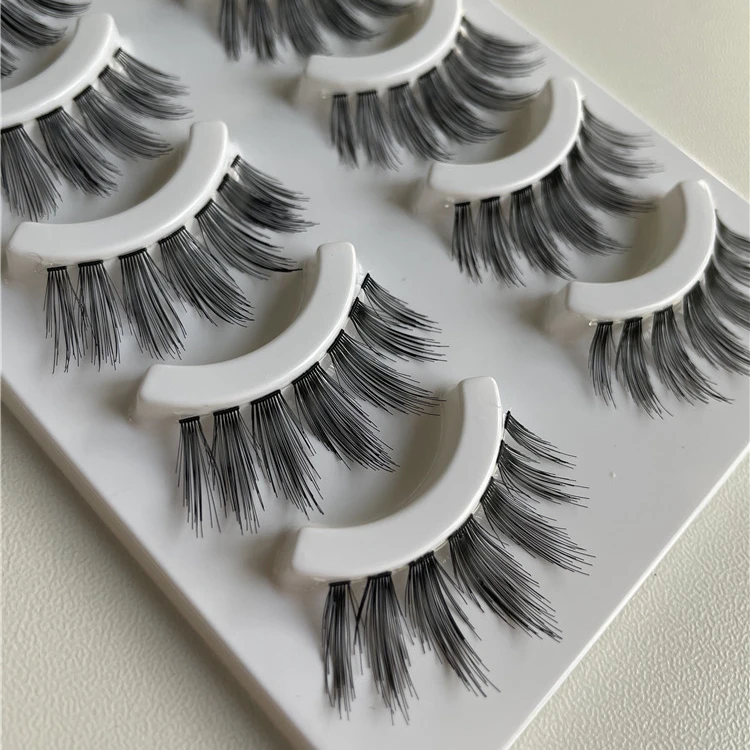 Clear Band Natural Style False Eyelashes 5 Pairs 100% Handmade Individual Box Customizing Logo Direct Factory Supply
Clear Band Natural Style False Eyelashes 5 Pairs 100% Handmade Individual Box Customizing Logo Direct Factory Supply