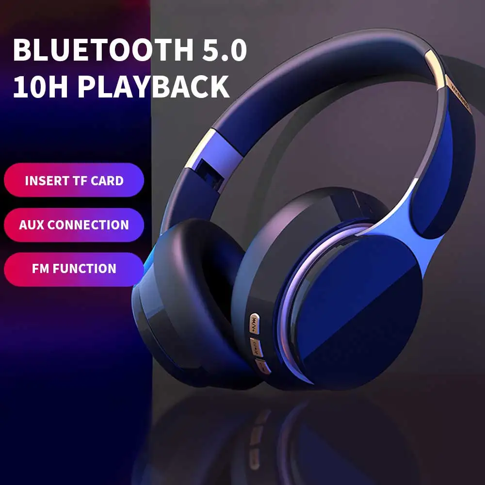 Head-mounted Wireless Card Sports And Music Earphones With High-definition Microphone And Blue tooth 5.0
Head-mounted Wireless Card Sports And Music Earphones With High-definition Microphone And Blue tooth 5.0