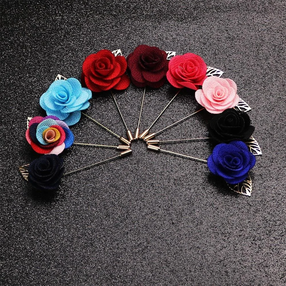 Handmade custom fabric rose brooch pin men's suit accessories floral flower lapel pins, As pics
Handmade custom fabric rose brooch pin men's suit accessories floral flower lapel pins, As pics