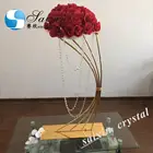 ZT-366 Unique wedding event centerpiece metal flower stand decoration vase